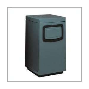  Witt Industries Fiberglass receptacle, push door, with 