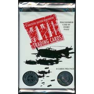  WWII Trading Card Box 8 Cards Per Pack Look for Tekchrome Card 