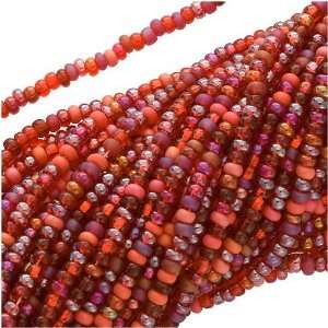   Food Mix Red Ruby Siam (1 Hank/4000 Beads) Arts, Crafts & Sewing