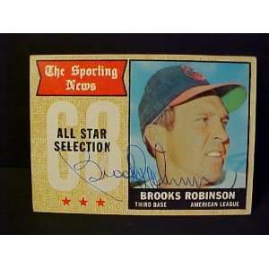 Brooks Robinson Baltimore Orioles The Sporting News All Star Selection 
