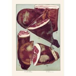  Exclusive By Buyenlarge Ham and Bacon 28x42 Giclee on 