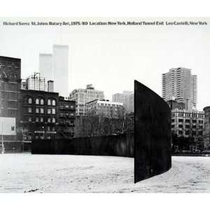   Artist Richard Serra   Poster Size 23 X 19 inches