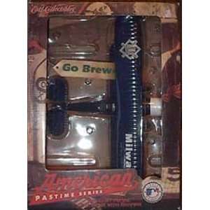   Brewers Airplane Die Cast Metal Coin Bank with Banner Toys & Games