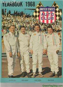 1968 USAC United States Auto Club Season Yearbook  