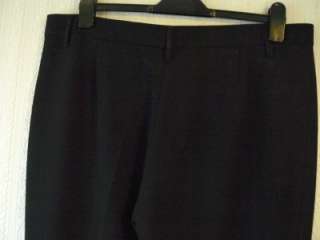 ZARA BLACK WIDE LEG TROUSERS SIZE USA 14  