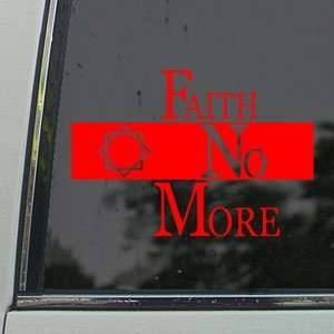  Faith No More Red Decal Metal Rock Band Window Red Sticker 