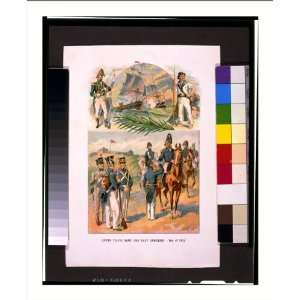  Historic Print (L) United States Army and Navy uniforms 