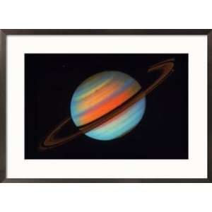  View of Saturn from Voyager 2 Astronomy & Space Framed Art 