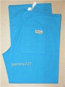 Small Petite URBANE Scrub Pants MALIBU BLUE  