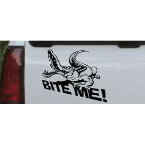  Bite Me Gator Animals Car Window Wall Laptop Decal Sticker 