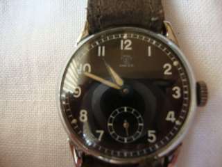 Anker wrist watch Art Deco style Germany30`s,15J, black  