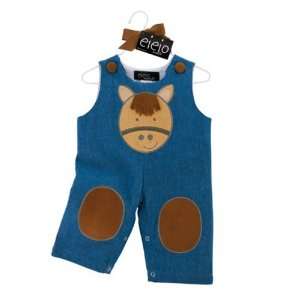  EIEIO Horse Denim Longalls (12 18 mos) Baby