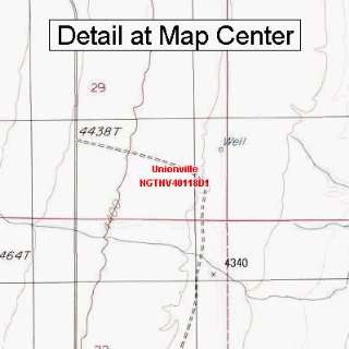   Topographic Quadrangle Map   Unionville, Nevada (Folded/Waterproof