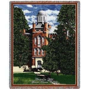  Mount Union College Chapman Hall Throw   70 x 54 Blanket 