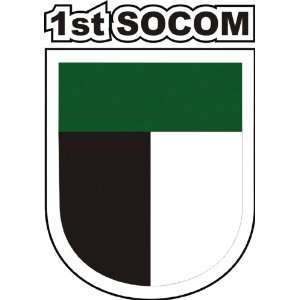  US Army 1st SOCOM Flash Vinyl Decal Sticker 3.8 