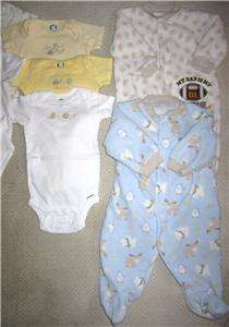 LOT OF 13 INFANT BOYS 0 6 MONTHS CLOTHING  
