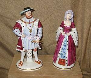   or Antique German Porcelain Figurine Henry the Eighth & Anne Boleyn