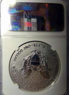   AMERICAN SILVER EAGLE 25TH ANNIVERSARY REVERSE PROOF NGC PR70  