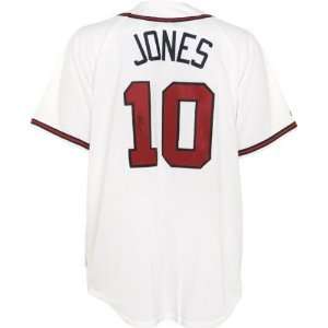   Jones Autographed Jersey  Details Atlanta Braves 
