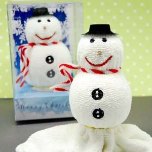  Snowman Towel Christmas Favor