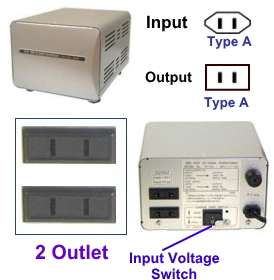 Voltage Step Up & Down Transformer between AC100V and 110/130V 1500W 