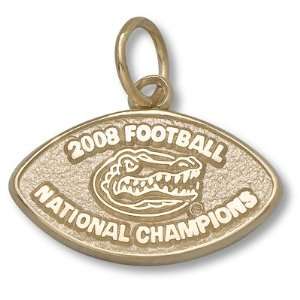 14kt 2008 National Champs University of Florida Pendant/14kt Yellow 