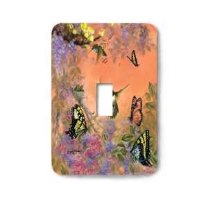   and Hummingbirds Decorative Steel Switchplate Cover