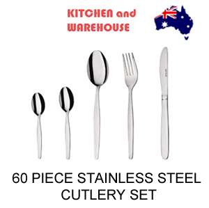 60 Pc Cutlery Set, Knives, Forks, Spoons, Teaspoon  