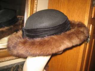 Medium Russian Sable Fur Hat for Coat Jacket #503s  