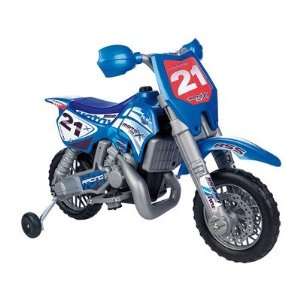  Febercross SXC 6V Dirt Bike in Blue Toys & Games