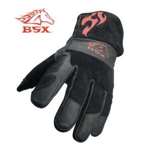  Bsx Bs50 Xxlarge Vulcan Mig Stick Red Flame Weld Gloves 