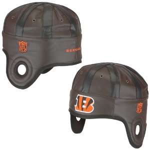  Reebok Cincinnati Bengals Faux Leather Helmet Head Cap 