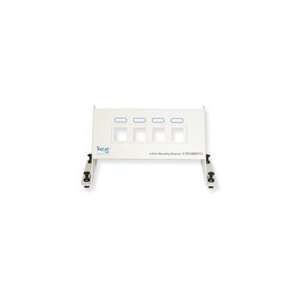  ICC RESI MOUNTING PANEL, BLANK, 4 PORT Stock# ICRESBMP04 