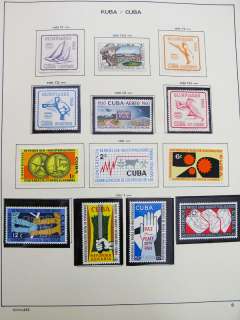 Cuba Stamps Early Collection In Schaubek Album  