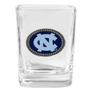   UNC Logo Square Shot Glass   NCAA College Athletics