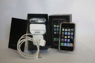 Apple iPhone 2G 8GB Unlocked/Jailbroken w/Box & Accessories  