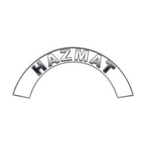  HAZMAT White Firefighter Fire Helmet Arcs / Rocker Decals 