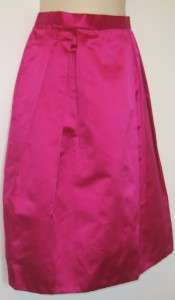  DIOR BOUTIQUE Made in Paris France 100% Silk Pleated Skirt  