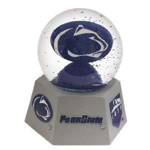   Logo In Water Globe. Schools Fight Song Plays.