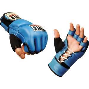  TITLE PRIDE STYLE FIGHT GLOVES BLUE, L