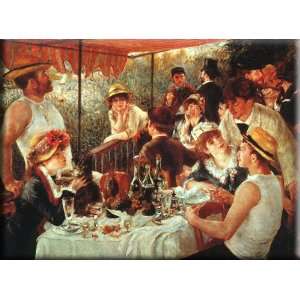 The Boating Party Lunch 30x22 Streched Canvas Art by Renoir, Pierre 