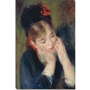 Reflexion 1877 by Auguste Renoir aka Pierre Auguste Renoir Canvas 