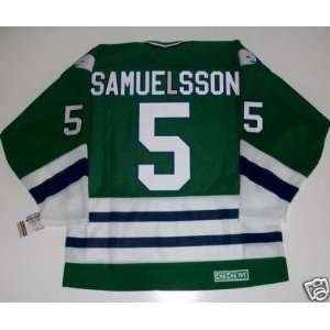 Ulf Samuelsson Hartford Whalers Ccm Jersey New Tags   Small  