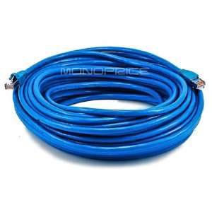  CAT6A STP(Shielded Twist Pair) 75FT Molded Cable   Blue 