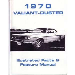  1970 PLYMOUTH DUSTER VALIANT Facts Features Brochure 