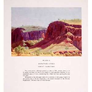   Gorge Australia Landscape   Original Color Print