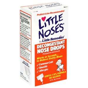  Little Noses Decongestant Nose Drops, Infants & Children 