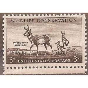  Postage Stamps US Wildlife Conservation Pronghorn Antelope 