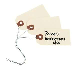Avery Shipping Tags, Paper/Double Wire, 3 1/4 x 1 5/8 Inches, Manila 