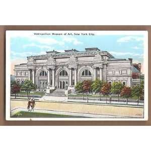    Vintage Postcard Metropolitan Museum New York City 